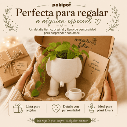 Maceta con Forma Humana