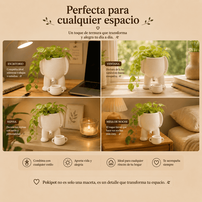 Maceta con Forma Humana